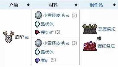 泰拉瑞亚鹿华怎么获得?泰拉瑞亚鹿华获得方法