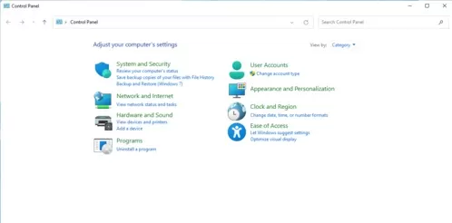 windows11如何找到控制面板?windows11查看控制面板的方法