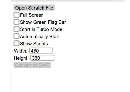 scratch如何转换swf格式?scratch转换swf格式方法步骤