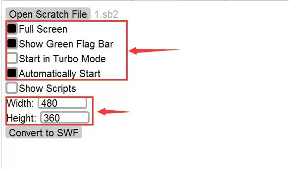 scratch如何转换swf格式?scratch转换swf格式方法步骤