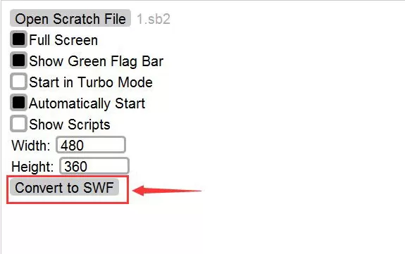 scratch如何转换swf格式?scratch转换swf格式方法步骤