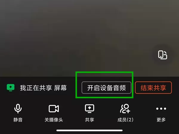 钉钉怎么设置共享屏幕声音?钉钉开启设备音频教程