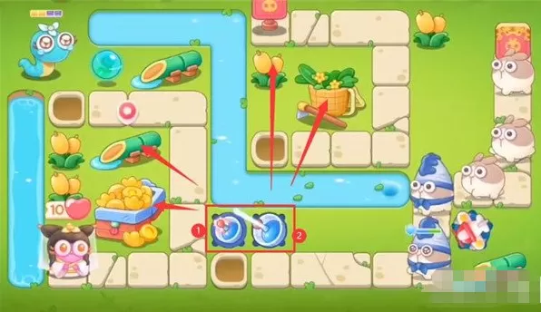 保卫萝卜4白萝卜传奇第45关怎么通关?保卫萝卜4白萝卜传奇第45关通关攻略