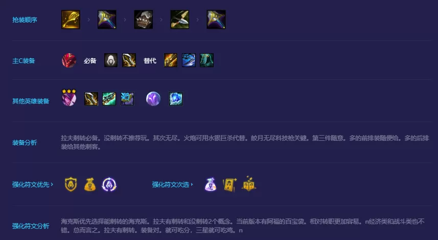 金铲铲之战刺转拉夫怎么玩?金铲铲之战刺转拉夫玩法攻略