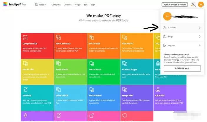 smallpdf如何取消订阅 smallpdf取消订阅方法