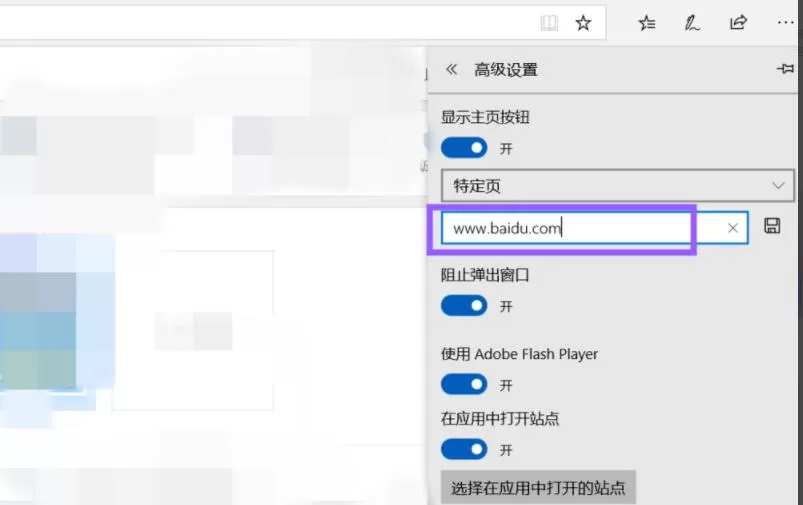 microsoft edge如何进行主页设置 microsoft edge设置主页方法