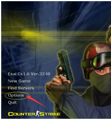 cs1.6英文版更换角色左右手拿枪的攻略