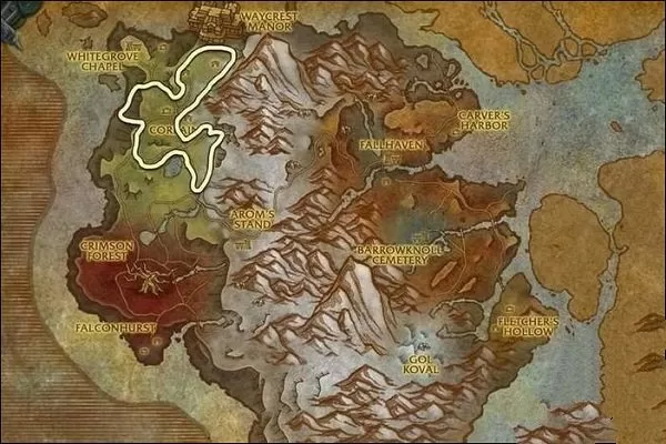 《魔兽世界》8.0争霸艾泽拉斯:六张新地图草药点及推荐采草路线