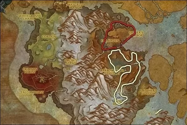 《魔兽世界》8.0争霸艾泽拉斯:六张新地图草药点及推荐采草路线