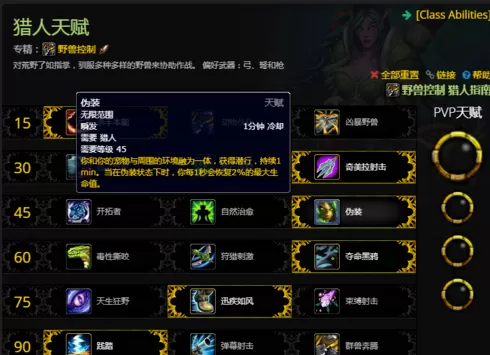 魔兽世界8.0猎人野兽控制兽王最新天赋加点攻略