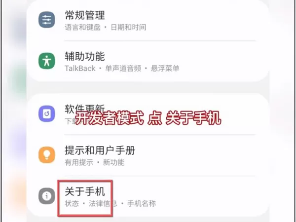 三星s21如何进入开发者模式?三星s21进入开发者模式的方法