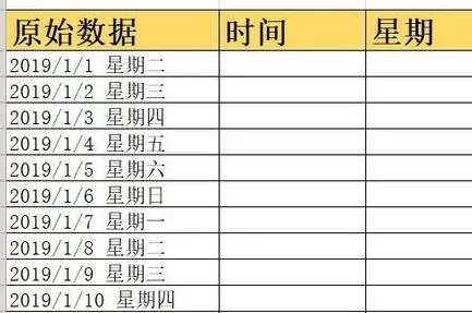 wps2019单元格数据进行分列的教程方法