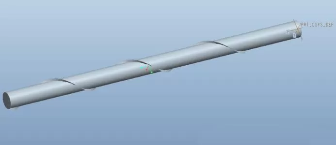 Proe建模三维立体的麻花钻零件的图文操作