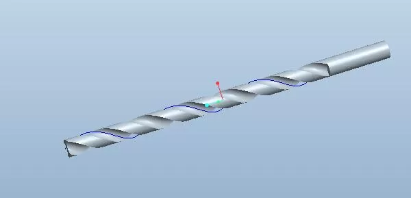 Proe建模三维立体的麻花钻零件的图文操作