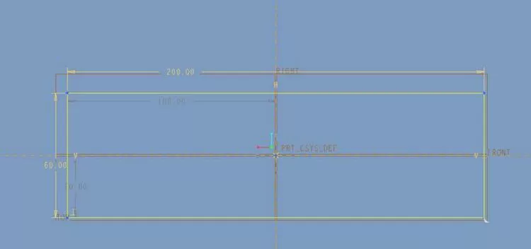 Proe建模六边形镂空物体的详细教程