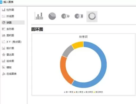 wps2019文字中插入圆环图的详细步骤
