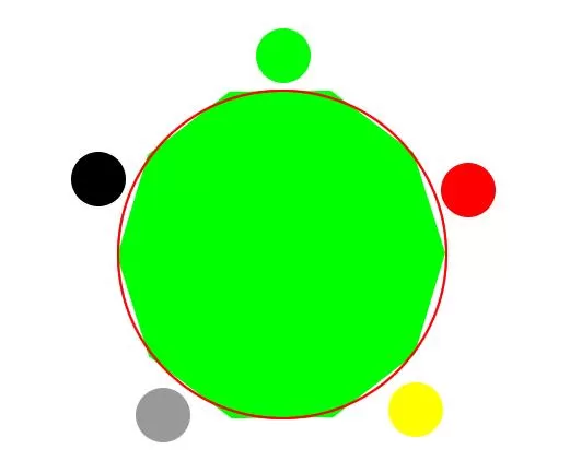 fireworks8绘制五行相生相克图的具体操作内容