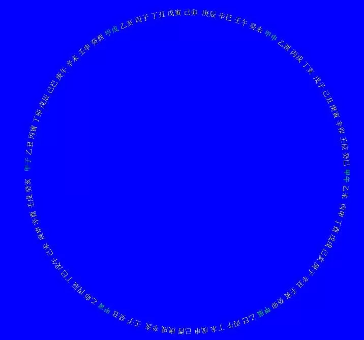 fireworks8制作矢量的六十甲子圆图的详细方法