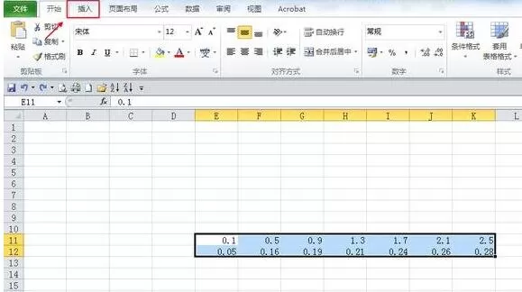 Excel根据数据快速生成柱形图的操作步骤