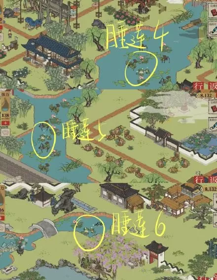 江南百景图长恨歌睡莲18朵在哪里?江南百景图长恨歌睡莲18朵位置介绍