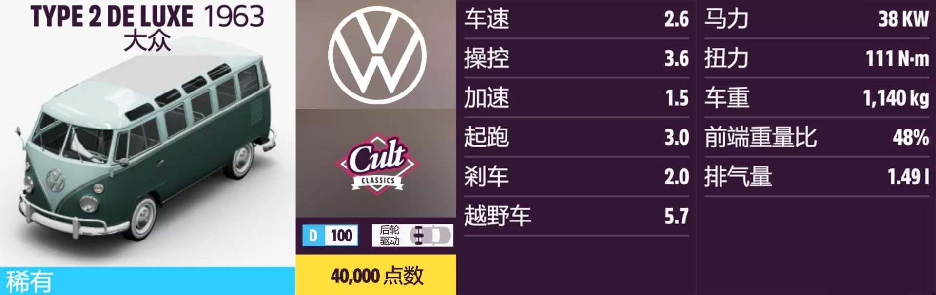 极限竞速:地平线5大众全车辆如何获取?极限竞速:地平线5大众全车辆获取方法