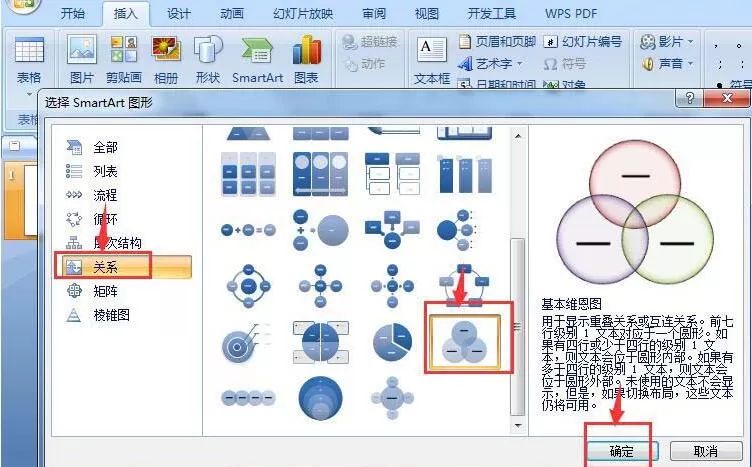 PPT创建基本维恩关系图的详细步骤