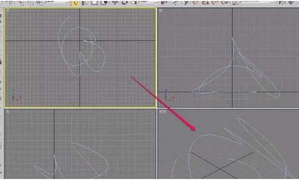 3Ds MAX中使用NURBS曲线制作三维的点曲线的详细方法