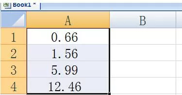 Excel保留两位小数的简单方法