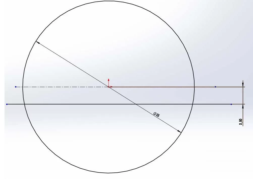 Solidworks创建半圆键零件模型的详细步骤
