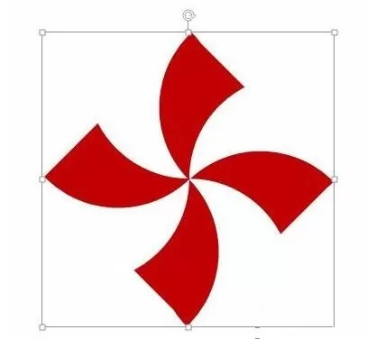 PPT绘制桨形风车图形的详细步骤