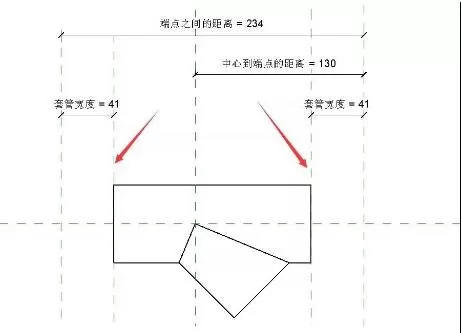 Revit管件族45度斜三通制作教程