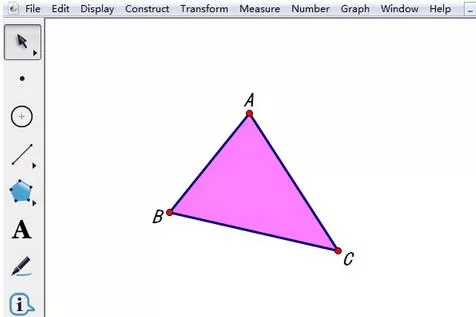 几何画板改变度量结果字体大小的操作流程