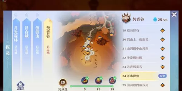 梦幻新诛仙焚香谷探灵位置攻略 梦幻新诛仙焚香谷探灵位置在哪