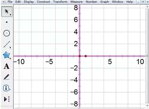 几何画板坐标轴刻度数字变大的详细方法