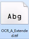 ocr a extended字体怎么安装?ocr a extended字体安装说明