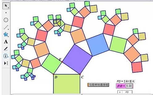 几何画板绘制勾股树的详细方法
