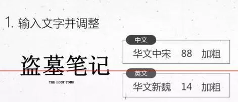 PPT设计盗墓笔记的文字效果的具体操作方法