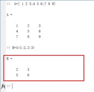 Matlab删除矩阵的某行某列形成新矩阵的操作方法