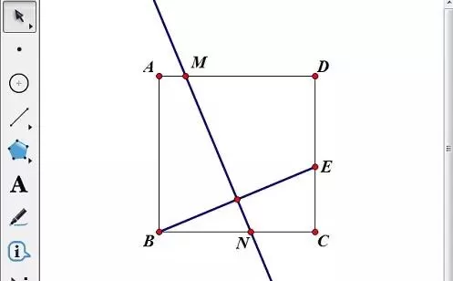 几何画板制作正方形纸张的折叠演示动画的详细方法