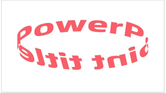 PPT制作圆环效果的立体文字的操作方法