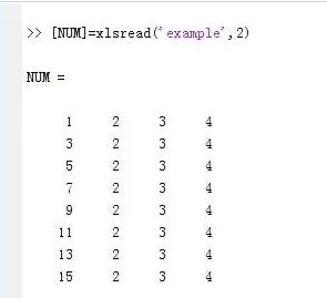 Matlab读取excel文件里数据的操作方法