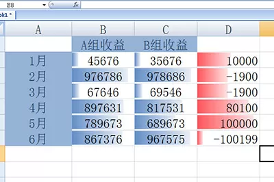 Excel数据核对表进行美化的操作方法