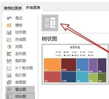 excel2016插入树状图的操作教程