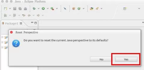 eclipse恢复默认布局的具体方法