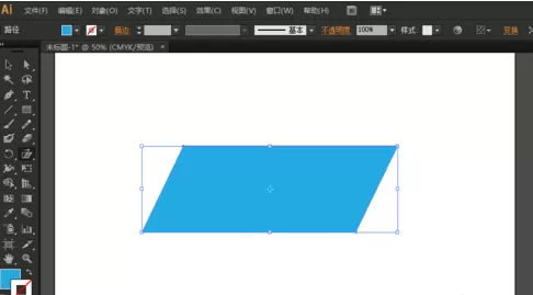ai中倾斜工具使用操作方法