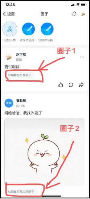 钉钉圈子建立群聊的操作过程