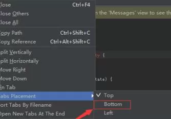 Android Studio调整标签显示位置的详细方法