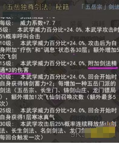 我的侠客属性对照表 我的侠客有哪些属性