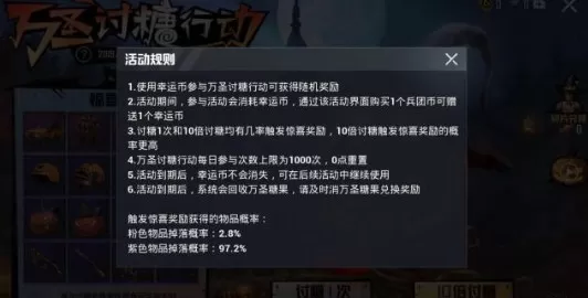 和平精英抽取规则与物品掉落概率详解