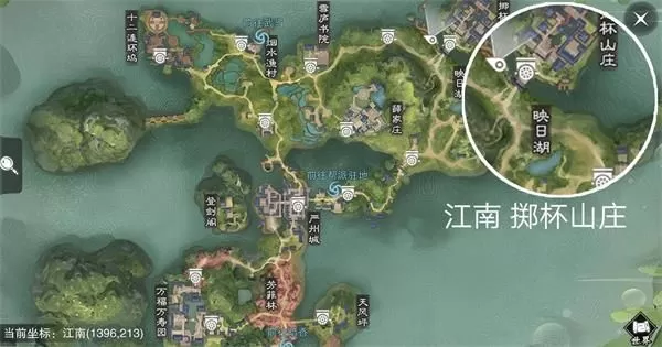 楚留香3月20日打坐地点的位置介绍